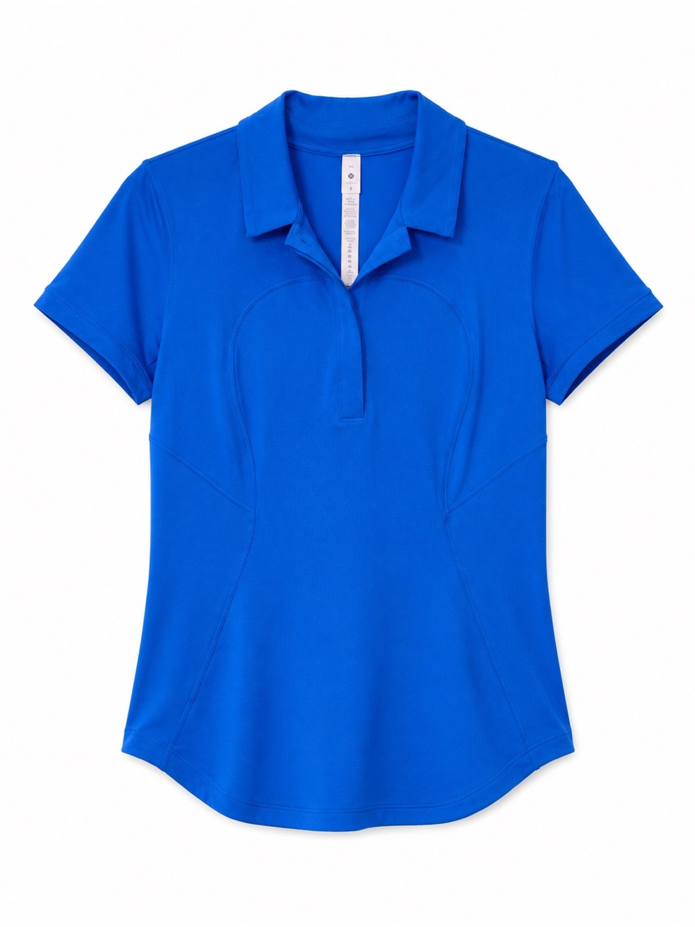 lululemon athletica Short Sleeve Polo in Cobalt Blue